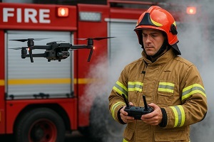 drony dla straży pożarnej