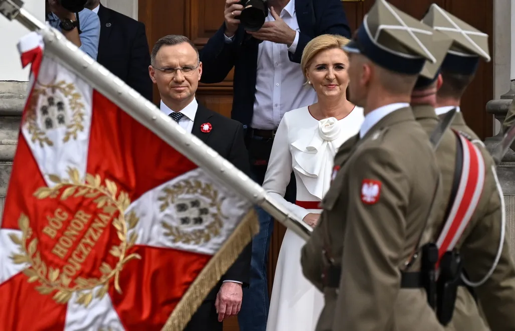 Prezydent Andrzej Duda z małżonką Agatą Kornhauser-Dudą