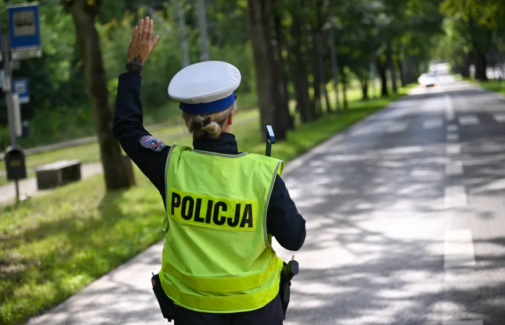 Policjantka drogówki