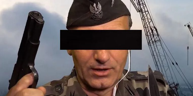 Wojciech Olszański Jaszczur zatrzymany
