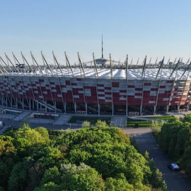 Stadion PGE Narodowy w Warszawie.