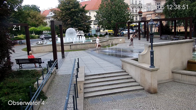 Kradzież Kalisz fontanna