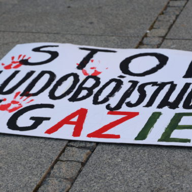 Protest Palestyna Kalisz