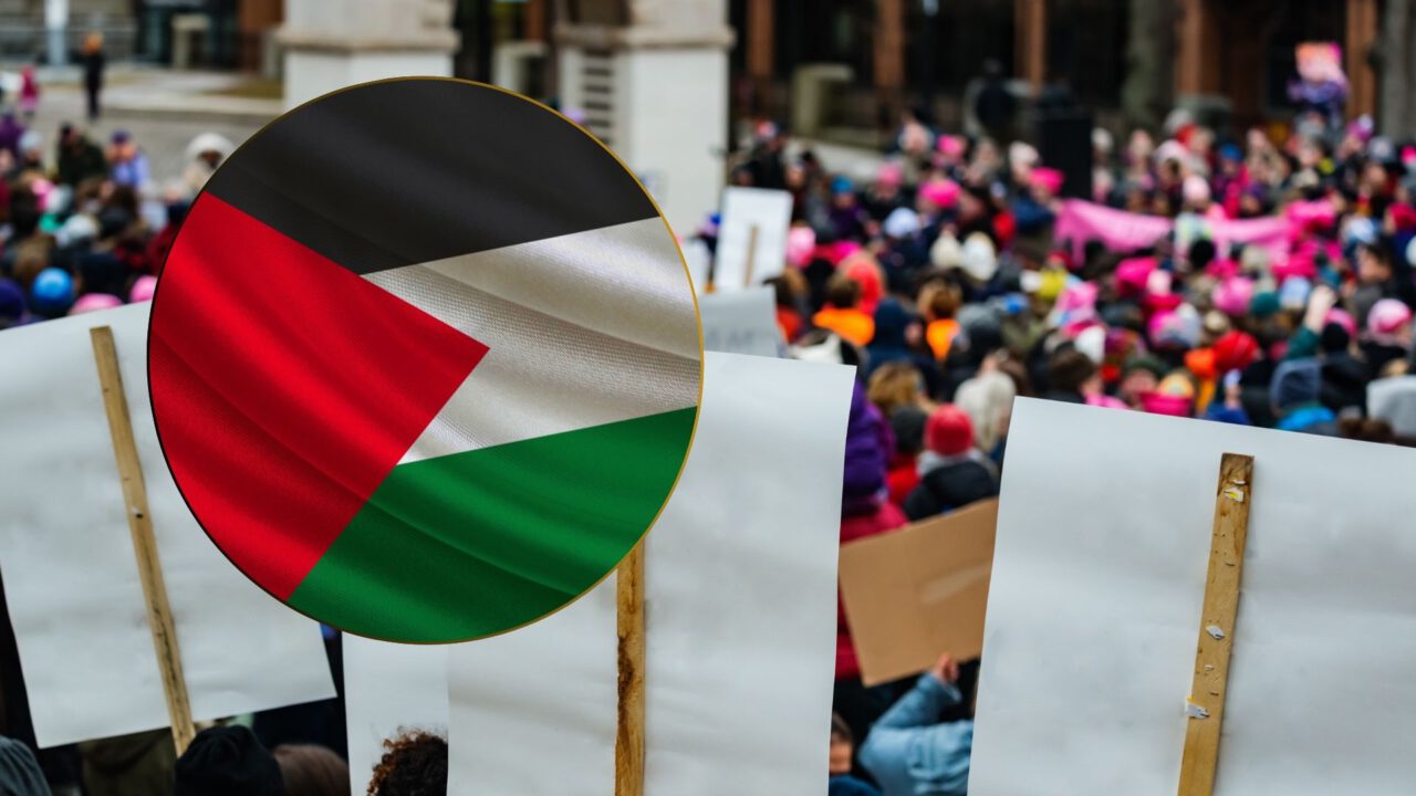 Protest palestyna Kalisz