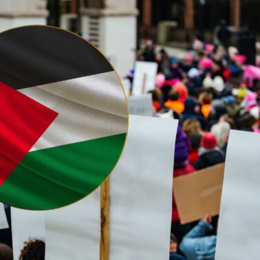 Protest palestyna Kalisz