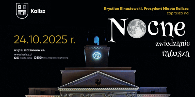 Nocne zwiedzanie ratusza Kalisz